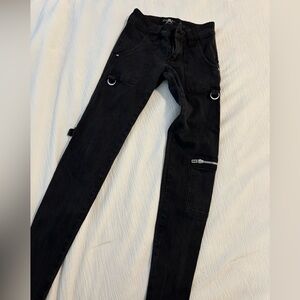 Royal Bones by Tripp NYC pants with hardware for chains/ straps